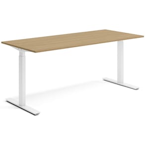 Skrivbord 1800 x 800 mm Ek/Vit