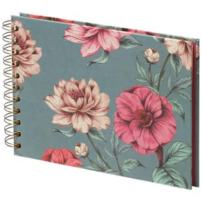 Fotospiralbuch Rössler Valentina Floral, 40 Seiten, 195 x 145 mm,