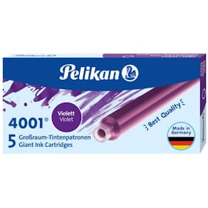 Tintenpatrone Pelikan 4001 GTP/5 Großraum, violett, 5 Patronen