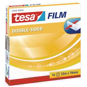 Dubbelhäftande tejp TESA 33mx19mm klar