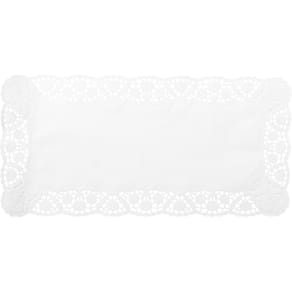 Tortenspitzen Demmler, 20x40 cm, weiß, 6 Stück