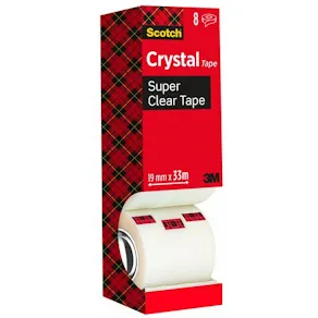 Tejp SCOTCH Crystal 19x33 7+1 på köpet