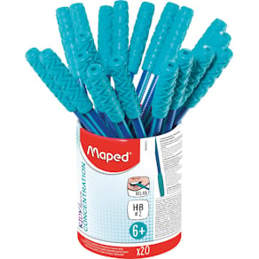 Potlood Maped Kidy Learn Concentration, doos van 20 stuks