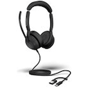 Jabra Evolve2 50 MS Stereo - Headset - på örat - trådlös - aktiv