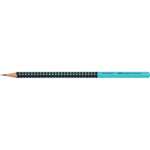 Bleistift Faber-Castell Grip 2001, HB, schwarz/türkis