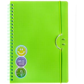 Spiralnotizbuch DONAU Smile, A5, grün