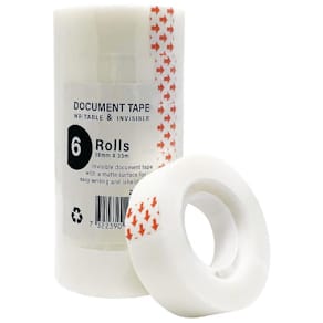 Dokumenttejp skrivbar 19mmx33m