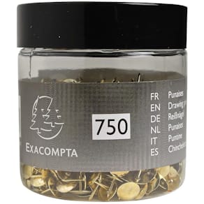 Häftstift EXACOMPTA mässing 750/fp