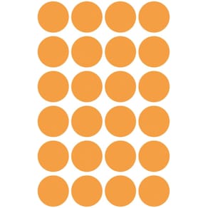 Markierungspunkte Avery Zweckform, Ø 18 mm, leuchtorange, 96 Stk.