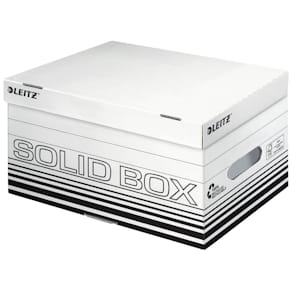 Archivkasten Leitz Solid S, 15 kg, weiß