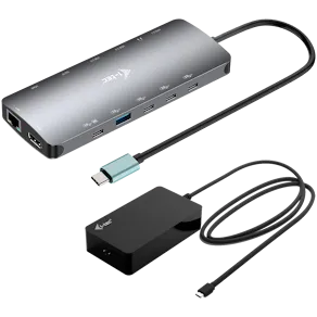 I-TEC USB-C Metal Nano 3x Display Dock, 2x HDMI 1x USB-C vid