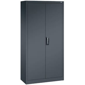 Flügeltürenschrank CP, 4 Fachböden, anthrazit