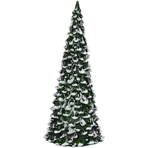 Dekobaum Acryl, grün-weiß (Weihnachtsbaum)