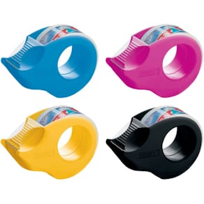 Handabroller tesa Mini, 19 mm x 10 m, sortiert