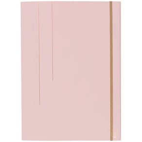 KOZO A4 Gummisnoddsmapp Papp Dusty Pink
