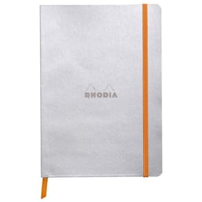 Notatbok RHODIA A5 sølv