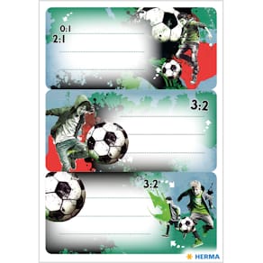 Schuletiketten HERMA Street Soccer, bunt
