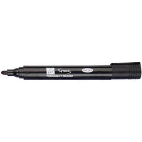 Märkpenna LYRECO 1,5mm rund svart