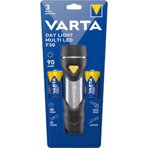 Taschenlampe VARTA LED Multi F30, schwarz/silber