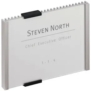 Dörr & Väggskylt DURABLE Info Sign A6L, aluminium, 149x105mm