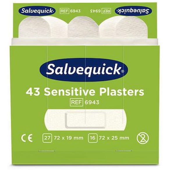 Plaster SALVEQUICK Sensitive refill (43) 6frp