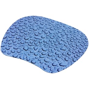 Mauspad Q-CONNECT KF04559, Regentropfen, blau