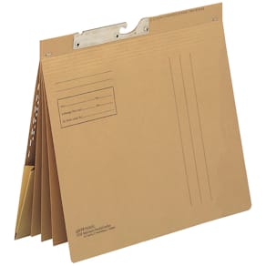 Pendelhefter Leitz Combi, naturbraun, A4, 4-fach Heftung