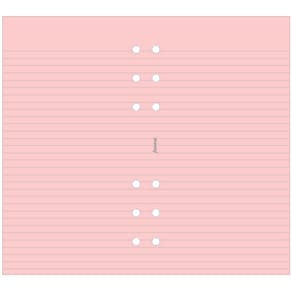 Personal Anteckningsblad Linjerade Rosa