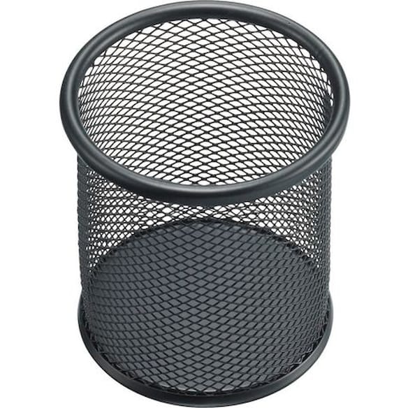 Penneholder HELIT mesh metall sort