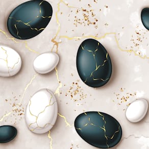 Serviette PAPER+DESIGN, Osterserviette, 33 x 33 cm