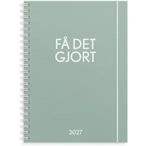 Kalender Få det gjort 2027 grön
