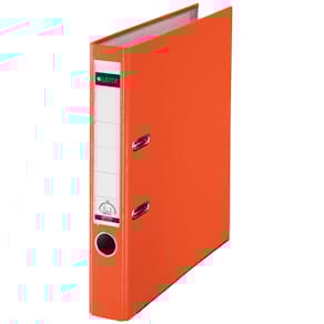 Ordner Leitz 180°, A4, PP, rug 5 cm, oranje