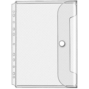 Dokumentenhülle VELOFLEX Crystal, Jumbo, A4, 10 Stück