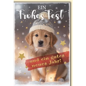 Grußkarte Noname Doppeltext, Weihnachten, bunt, 11,5 x 17 cm, mit