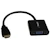 Startech - Videokort - HDMI hane till HD-15 (VGA) hona - 24.5 cm