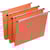 Hangmap Esselte Uniscope, oranje, A4, tussenafstand 330 mm, bodem 30 mm