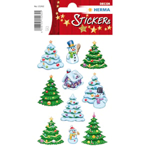 Herma stickers Decor vinter juletræer (3)