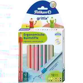 Farbstiftetui Pelikan griffix, 12 St., wasservermalbar, FSC 100%