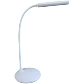 Bordlampe Unilux Nelly, genopladelig, hvid