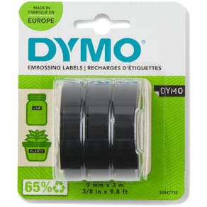 Prägeband DYMO Starter Set, 3 St., schwarz