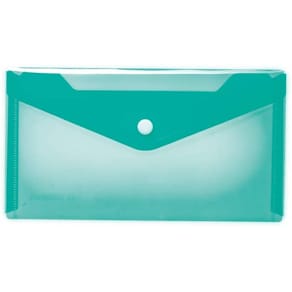 Brieftasche HERMA PP, DIN lang, transparent türkis