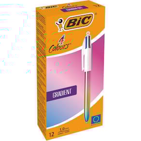 Balpen BIC 4 Colours Gradient, medium, klassieke kleuren