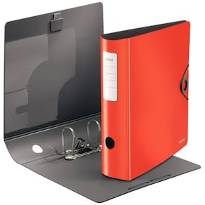 Ordner Leitz Active Solid, A4, 8 cm, hellrot