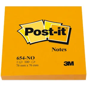 Post-it Notisar 76x76 orange