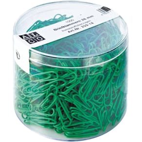 Büroklammern ALCO 259-18, grün, 26 mm, 1000 Stück