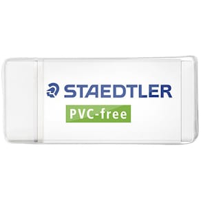 Radergummi Pvc-Fri 43x19x13mm vit