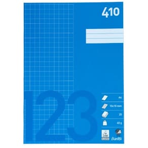 Räknehäfte BANTEX A4 10x10mm rutat