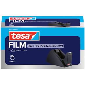 Tischabroller tesa Easy Cut, 19 mm x 33 m, schwarz