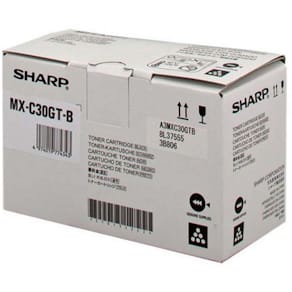 Toner SHARP MXC30GTB 6K svart