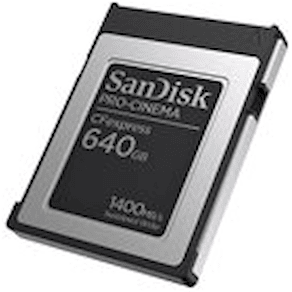 SanDisk PRO-CINEMA - Flash-minneskort - 640 GB - CFexpress, typ B